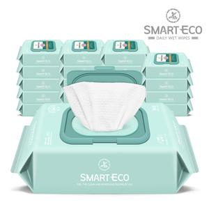 스마트에코 모데라토 80매X20팩 캡형 아기물티슈