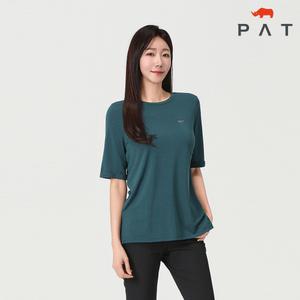 [PAT 여성] 불가리 소매 롤업 롱 티셔츠_1J45383