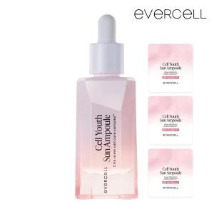 에버셀 셀 유스 선앰플 30ml 안티에이징 수분 선크림 SPF 50+PA+++ 미백 주름개선 자외