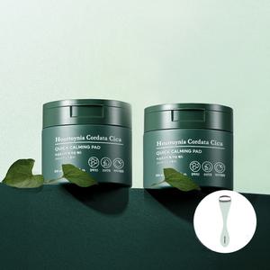 [2pack]어성초시카 퀵 카밍 패드 70매(+롤러 쿨링스틱)