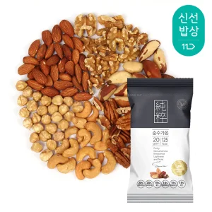 [산과들에] 하루견과 순수가온 100봉 낱봉 / 견과 견과류 간식