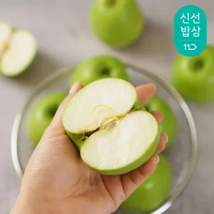 풍부한 과즙과 아삭함 가득! 가정용 아오리사과 2kg / 8과내외 중과
