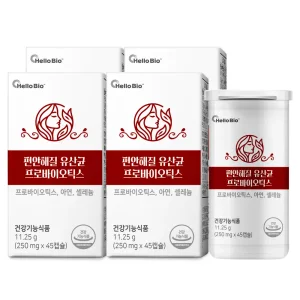 편안해 질 유산균 10억보장 1.5개월분 4박스 (총 6개월분) 프로바이오틱스