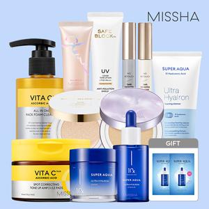 [10%+T5%] 미샤 단독 수퍼아쿠아 1+1 외 기초 베스트 /앰플/패드/선크림/비비/클렌징