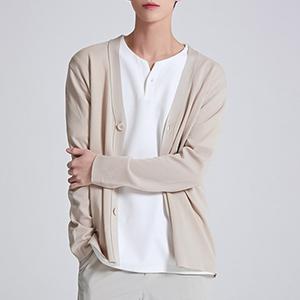 [스파오] [COOLTECH] 밀라노 조직 가디건 (SPCKC24M03-T)