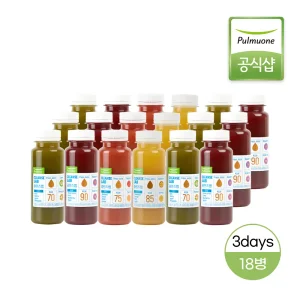 풀무원 클렌즈주스 클렌즈랩 퀵 3days 프로그램 190mlx18병