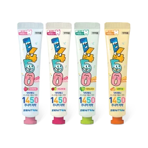 [내일도착]제니튼 1450 고불소 치약 40g, 혼합 4개입