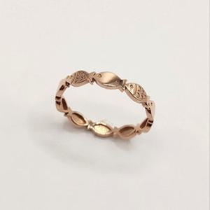 세레스 14k 물고기 반지 검지 약지 실 반지 가드링 18k