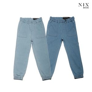 [NIXKIDS]여아) L/ICE 워싱 풀밴딩 테이퍼드 조거팬츠(FKQMDDJ930M)