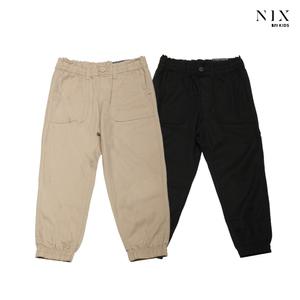 [NIXKIDS]여아) 텐셀 컬러 포켓 풀밴딩 테이퍼드 조거팬츠FKQMDYJ930M