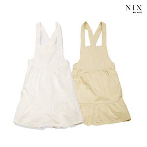 [NIXKIDS]여아) 고밀도 코튼 컬러 워싱 피나포어 원피스(FKQMDOA941M)