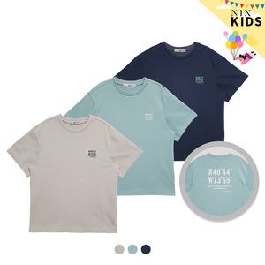 [NIXKIDS]유니)앞뒤 레터링 기본핏티셔츠(FKQMCTR773P