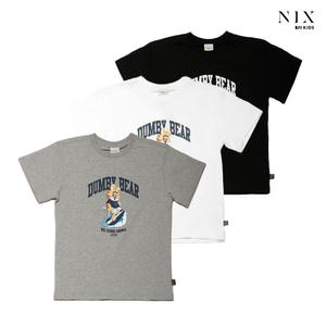 [NIXKIDS]유니) 18 S싱글 - SURFING덤비베어 티셔츠(레귤러핏)(FKRMCTR792P)