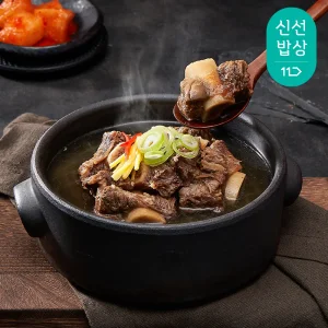 [리뷰 1.6만] 하누소 갈비탕 700g x 5팩 + 고기소스+ 갈비탕육수