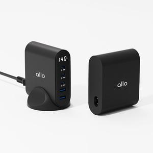 알로코리아 140W GaN 프로 PD PPS 초고속 5포트 멀티 USB 충전기 UC5140GPD 노트북 갤