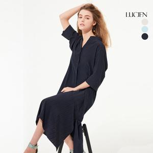 루시앙 썸머 티어드 셔츠 원피스