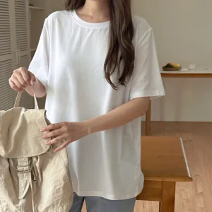[제작] 에어리브 드라이실 반팔 텐셀 티셔츠 83035 빅사이즈 여성의류