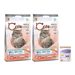 캐츠랑 전연령 5kg, 2개 + 생생닭고기 인도어 30g, 1개