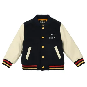 [게스키즈] 모직 곰돌이 야구점퍼 (G38DBJ050-T)