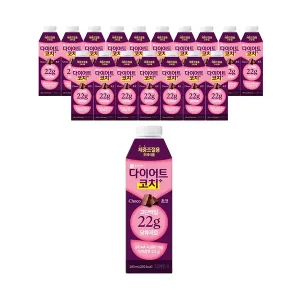 종근당건강 다이어트코치 초코, 280ML, 18개입, 1개