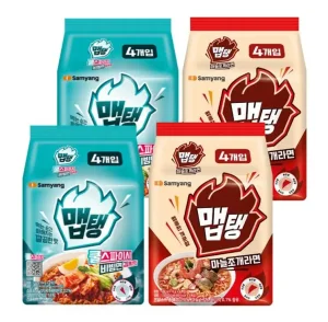 [최종 8,900]맵탱 비빔면8입+마늘조개8입