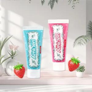 2개세트 에코서트 유기농 딸기향 저불소/고불소 1450 어린이 치약 60g  아동치약 주니