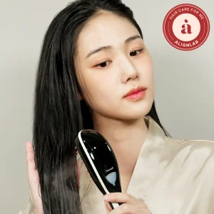 (앰플 추가증정) 여름철 곱슬머리 정수리 냄새 고민 얼라인랩 리무빙컬 브러시+앰플 세