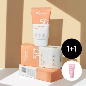 [2pack] 유브이 마스터 올인원 선 50ml(+모찌 팩투폼 20ml)
