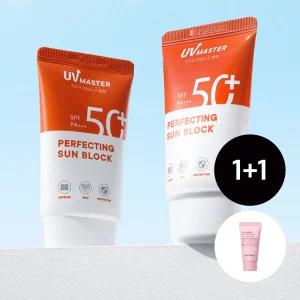 [2pack] 유브이 마스터 퍼펙팅 선블럭 50ml(+모찌 팩투폼 20ml)
