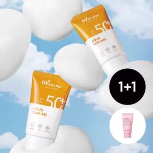 [2pack]유브이 마스터 아쿠아 선 젤 50ml(+모찌 팩투폼 20ml)