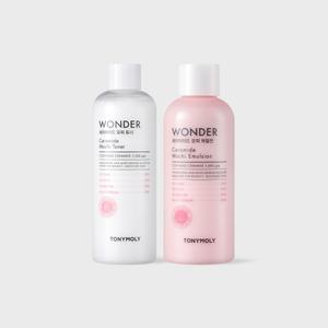 원더 세라마이드 모찌 기초세트(토너500ml,에멀전300ml)