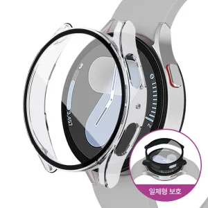 갤럭시워치 강화유리 풀커버 보호 케이스 7 6 5 4 클래식 울트라 호환 40/44/47mm