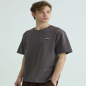[GOLA] ESSENTIAL SMALL LOGO T-SHIRTS [CHARCOAL]