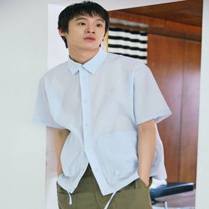 [COMONINOZ] MAY NOZ SHIRT [SKY BLUE]