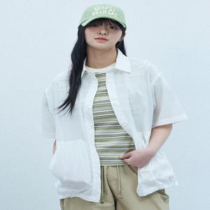[COMONINOZ] MAY NOZ SHIRT [WHITE]