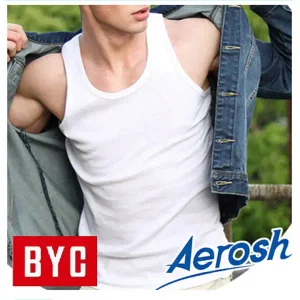 BYC 남자런닝 나시 프리미엄 항균 에어로쉬 2매세트