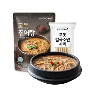 교동 추어탕 450g(실온) 3개+칼국수사리 180g 3개
