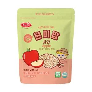 베베스트 유기농 칼슘 현미팝 사과 8개 아이과자 아이간식