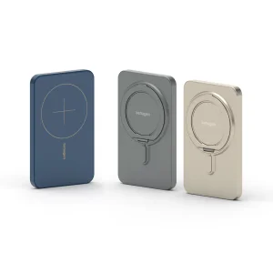 비하겐 PRIMO 마그네틱 고속 충전 5000mAh 20W 보조 배터리_블루/ 다크 / 티타늄[맥세