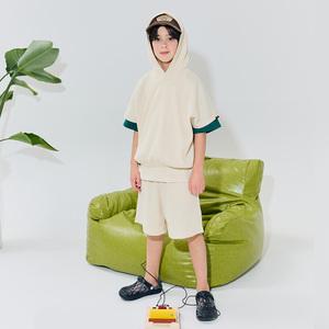 오버핏후드상하복(베이지)