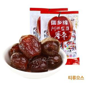 대추 젤리 꿀 정과 중국 선물 절임 설탕 야자 이색 간식 건강 개별 포장 380g 티류으0