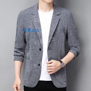 남성 여름 자켓 정장 자켓 상의 오피스룩 쿨 마이 패션 버튼 롤업0724-05