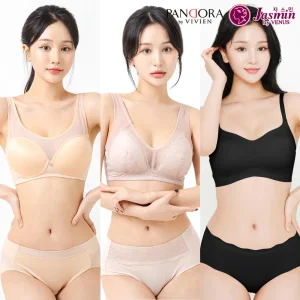 [비너스 비비안] 전상품 노와이어 브라 팬티 세트 스포츠 탑 여성 속옷 심리스 빅사이
