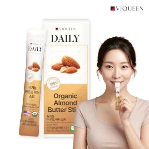 프리미엄 캘리포니아 100% 유기농 아몬드버터 스틱 180g 무첨가 / 바이퀸
