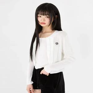 레귤러핏 라운드 가디건