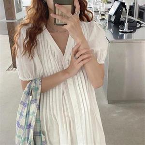 모니카 세로 핀턱 버튼 롱 원피스 3color 린넨 여름0705-01