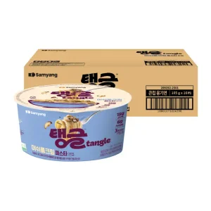 [최종 19,900]삼양 큰컵 탱글 단밸질파스타 머쉬룸크림 16입 (1box)