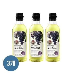[백설] [백설] 포도씨유 500ml 3개