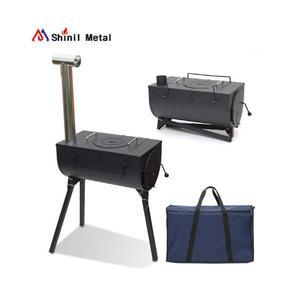 [마켓포유]신일금속 그릴+난로하나로 멀티 바베큐 캠핑 그릴 SL-712