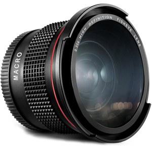 Altura Photo 58MM 0.35x Fisheye Wide Angle Lens (w /Macro Portion) for DSLR Cameras EOS Rebel 70D 77D 80D 90D T8i T7 T7i T6i T6s T6 T5i T5 T4i T3i T100 SL1 SL2 SL3